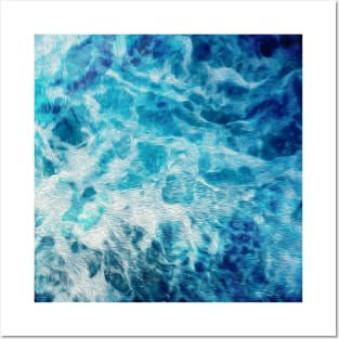 Beautiful Blue Waves 2 Posters and Art